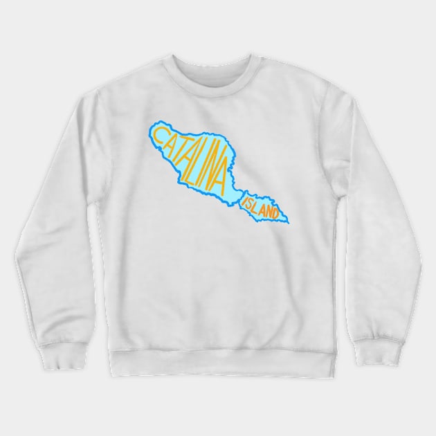 Catalina Island California Crewneck Sweatshirt by avadoodle